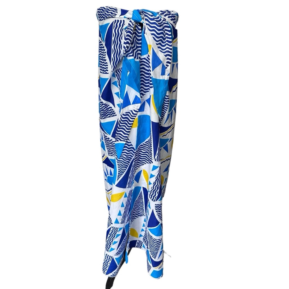 Vintage POMARE Hawaiian Sarong Wrap Dress Wrap‎ Skirt Maxi Resort